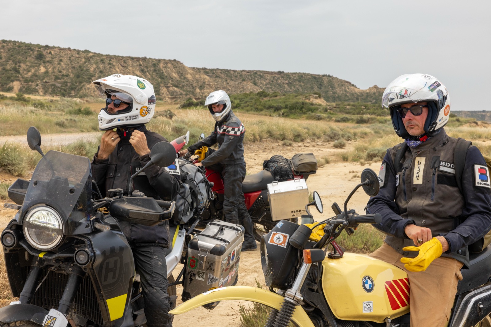 Milan to Biarritz, the riders